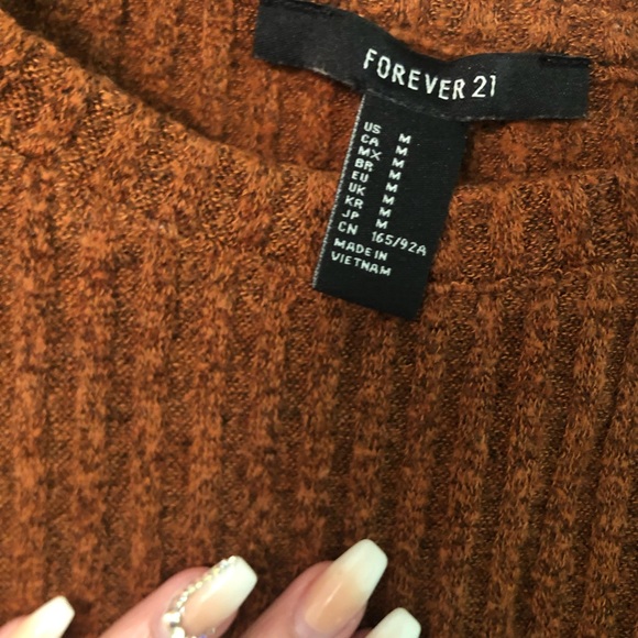Forever 21 suede T-shirt - Picture 4 of 4